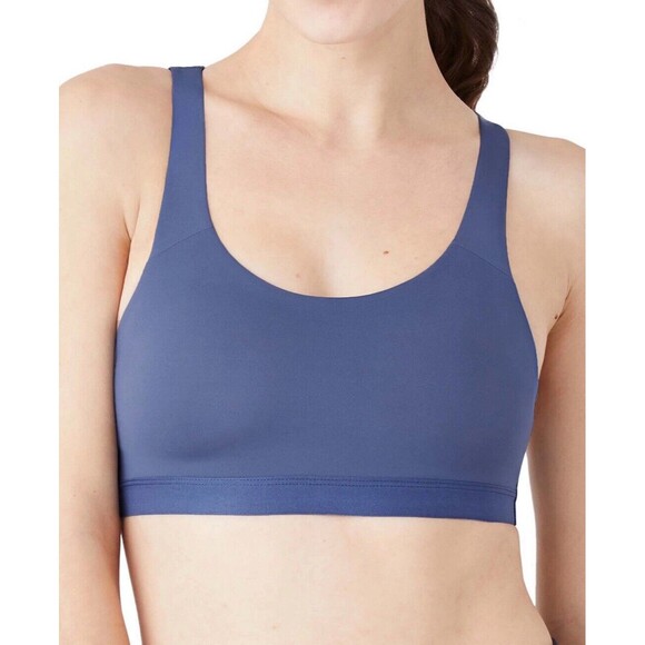 b.tempt’d b.active Sport Cup Bra In Vintage Indigo Sz Lg New - Picture 1 of 4